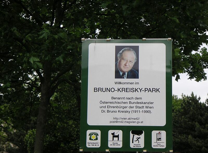 Datei:Bruno-Kreisky-Park Tafel.jpg
