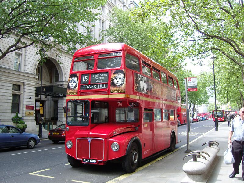 Datei:London alter Bus.jpg