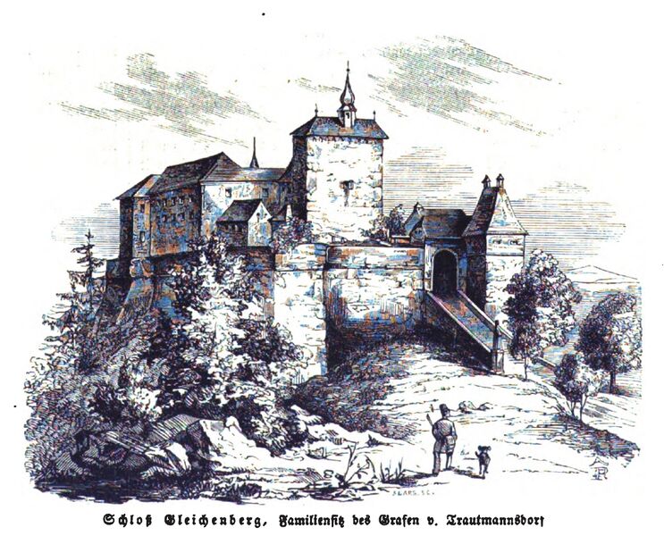 Datei:Schloss Gleichenberg 1844.jpg